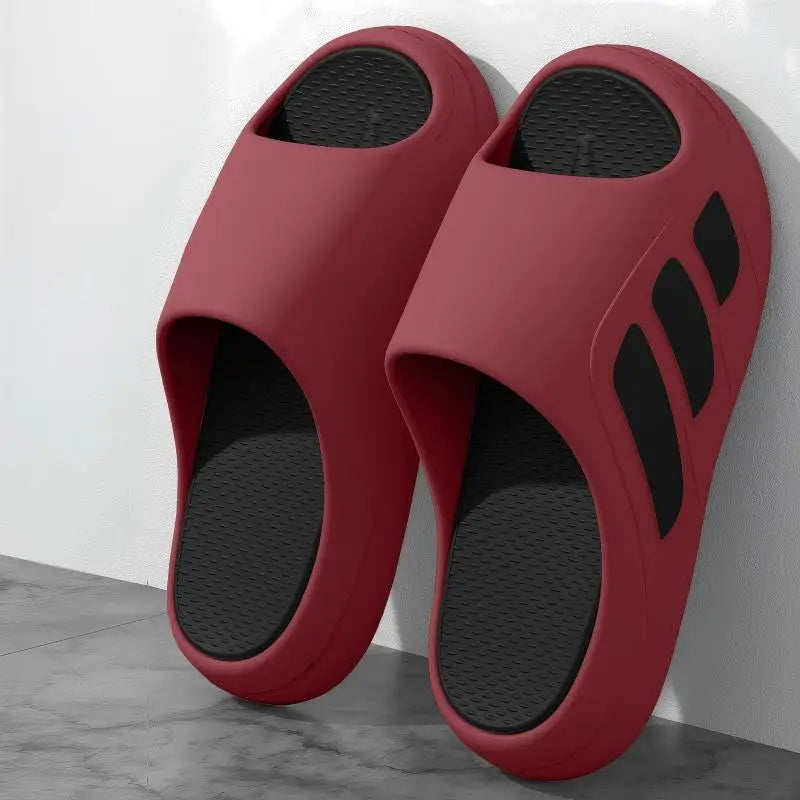 Women's Trendyy Outdoor Couple's Sandals Eva Non-Slip Wear-Resistant Slippers for Men and Women Indoor Home Silent Slippers